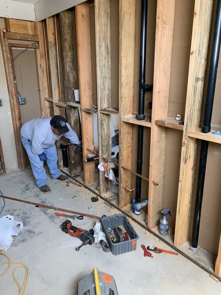 Commercial rough-in plumbing for Gas Line Repair in Westville